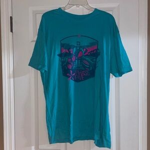 Men’s XXL Phase Five Surf Dad Tahiti Blue Shirt